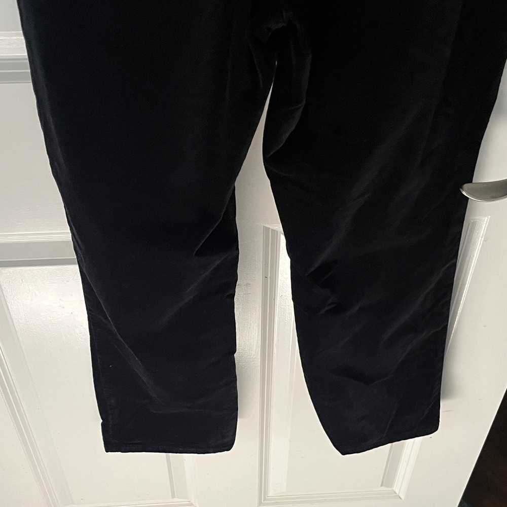 Talbots Curvy Black Sateen Straight leg pant. Sis 10p - Picture 8 of 9